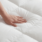 Extra Thick Quilted Mattress Topper – Breathable Fitted Mattress Pad